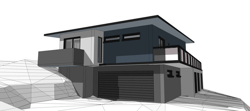 Knysna house, A4AC Architects A4AC Architects منزل عائلي صغير طوب