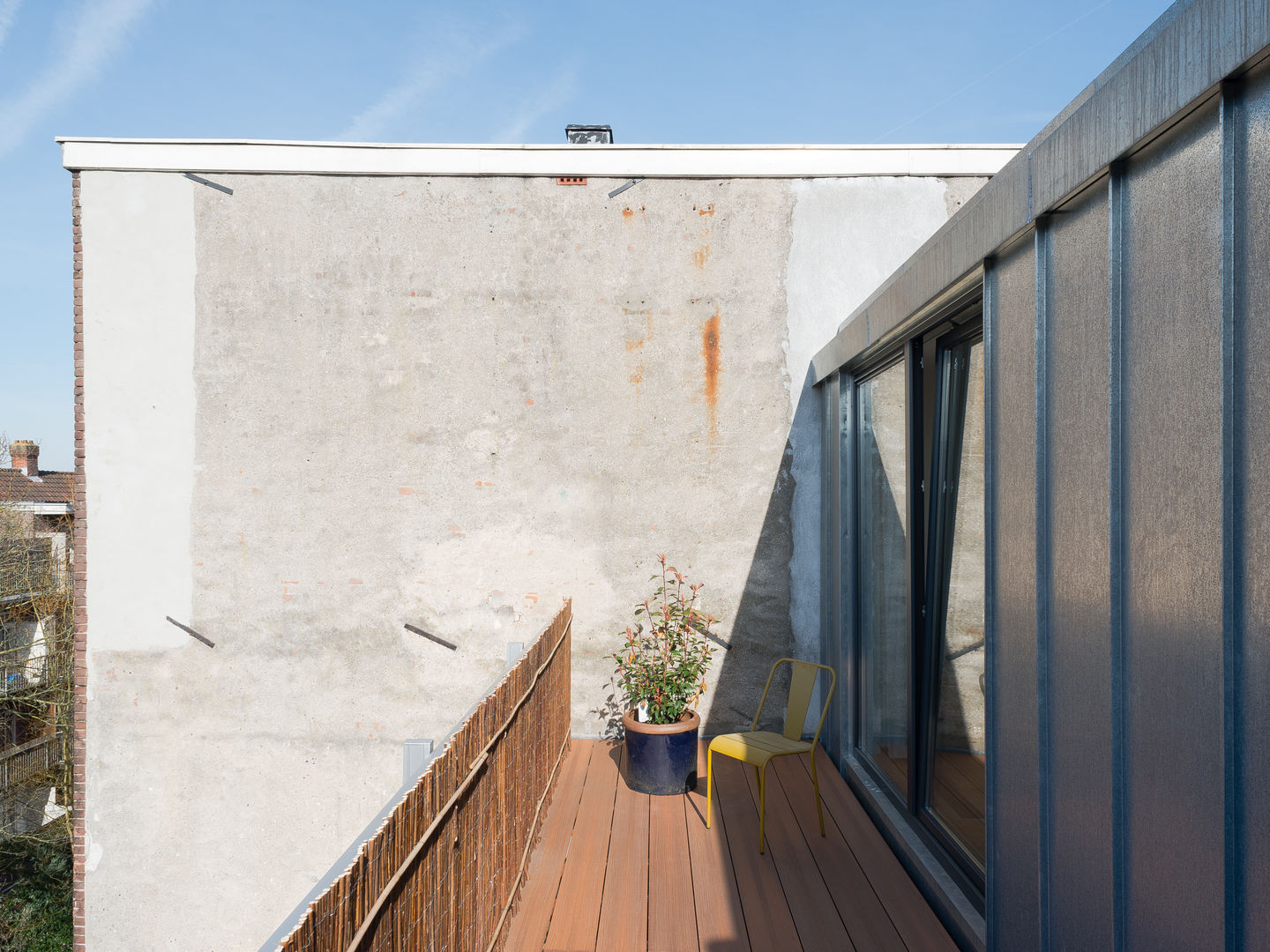 Roof extension, Kumiki Kumiki Atap landai Aluminium/Seng