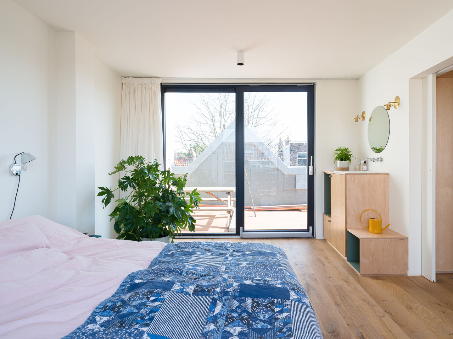 Roof extension, Kumiki Kumiki غرفة نوم خشب Wood effect