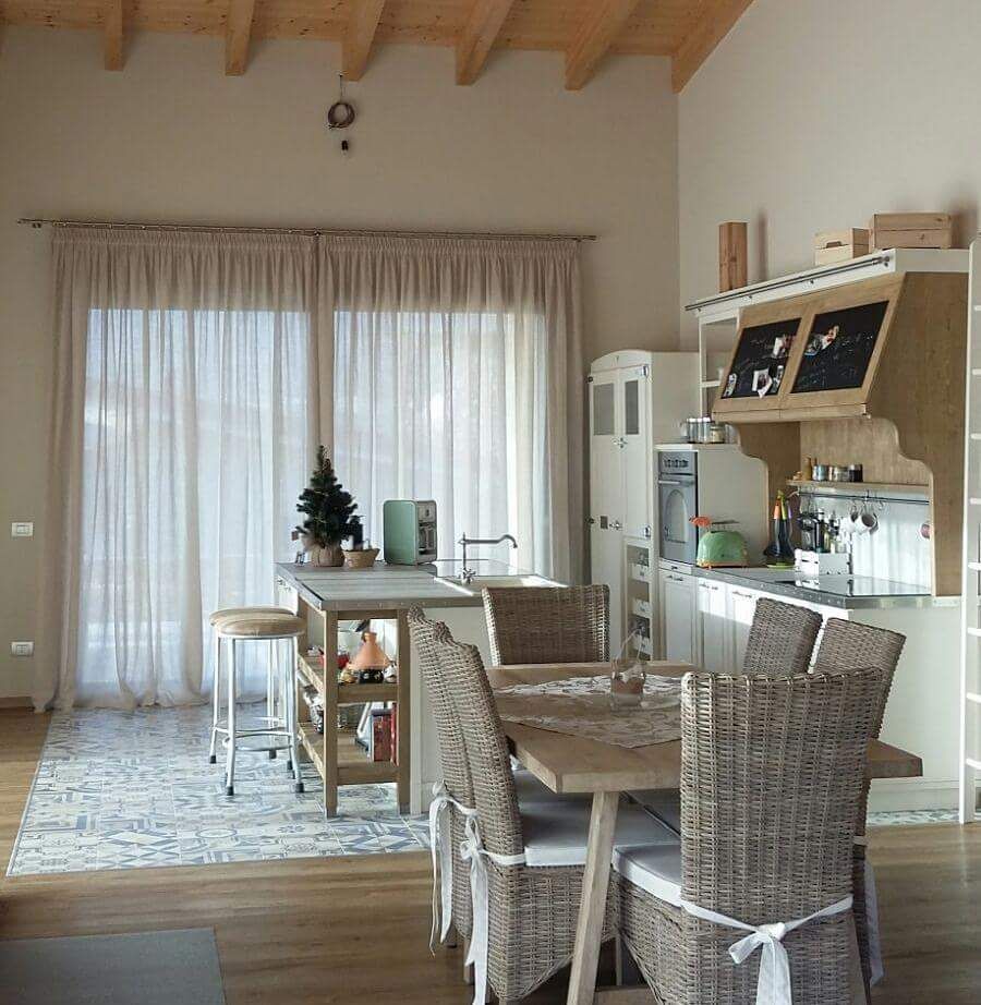 interior design, tendaggi, tappeti e complementi d'arredo, zinesi design zinesi design Cocinas de estilo rural