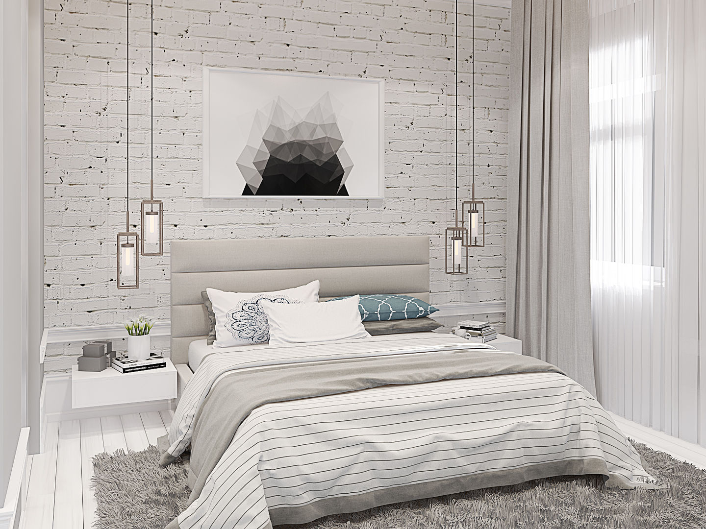 Неоклассика с элементами прованса , design4y design4y Classic style bedroom