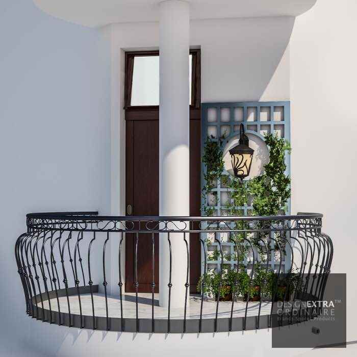 Juliet balcony - Villa in Manipur homify Villas