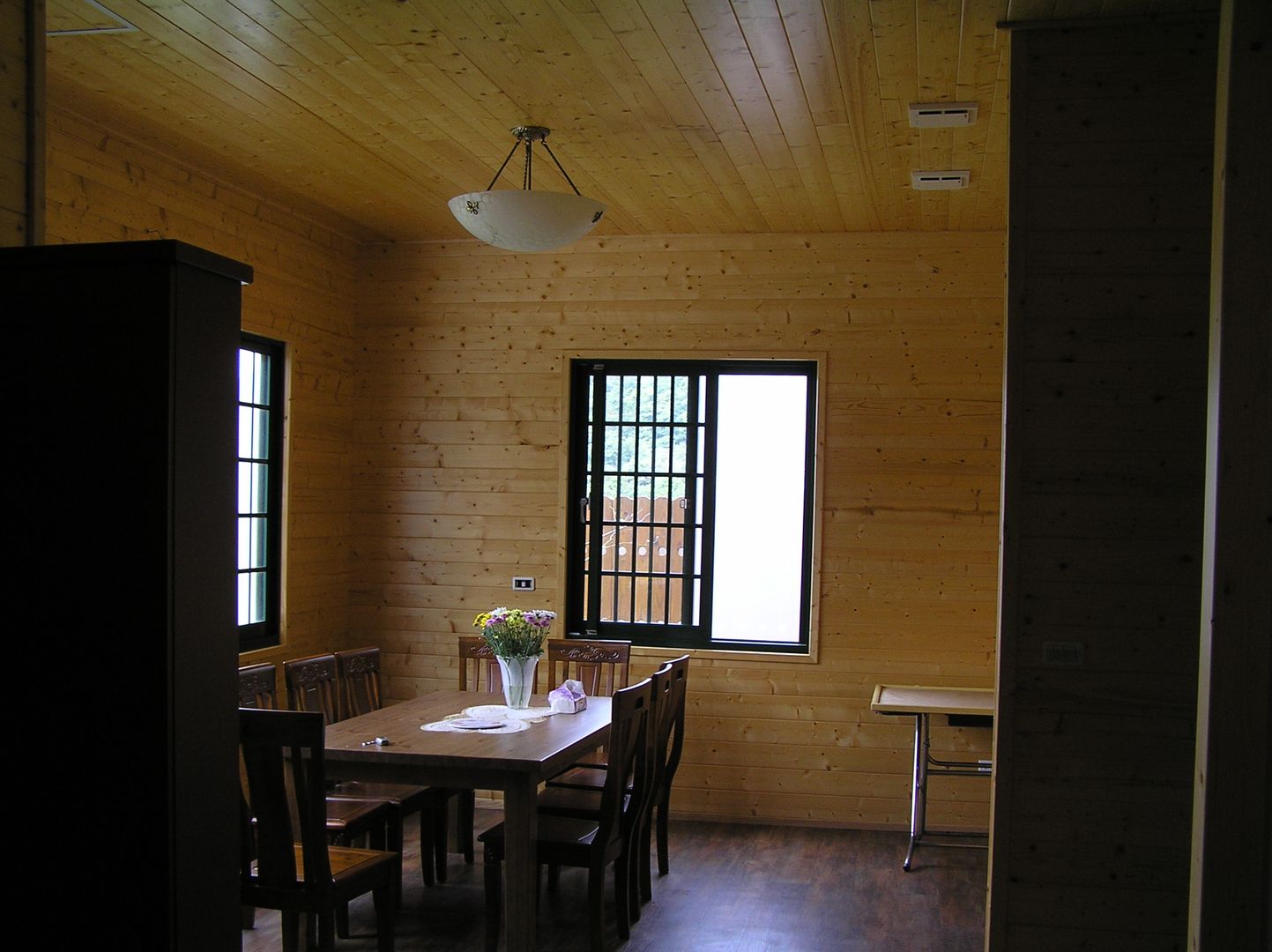 別墅餐廳內裝 地興木屋有限公司 Asian style dining room