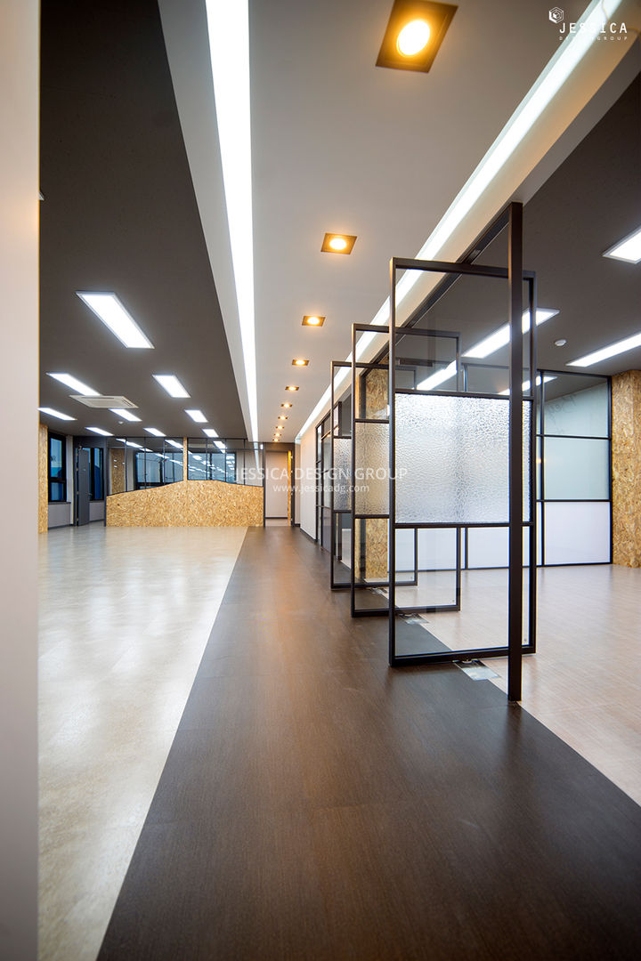 인천 이앤씨 오피스, 제시카디자인그룹 제시카디자인그룹 Commercial spaces Office buildings