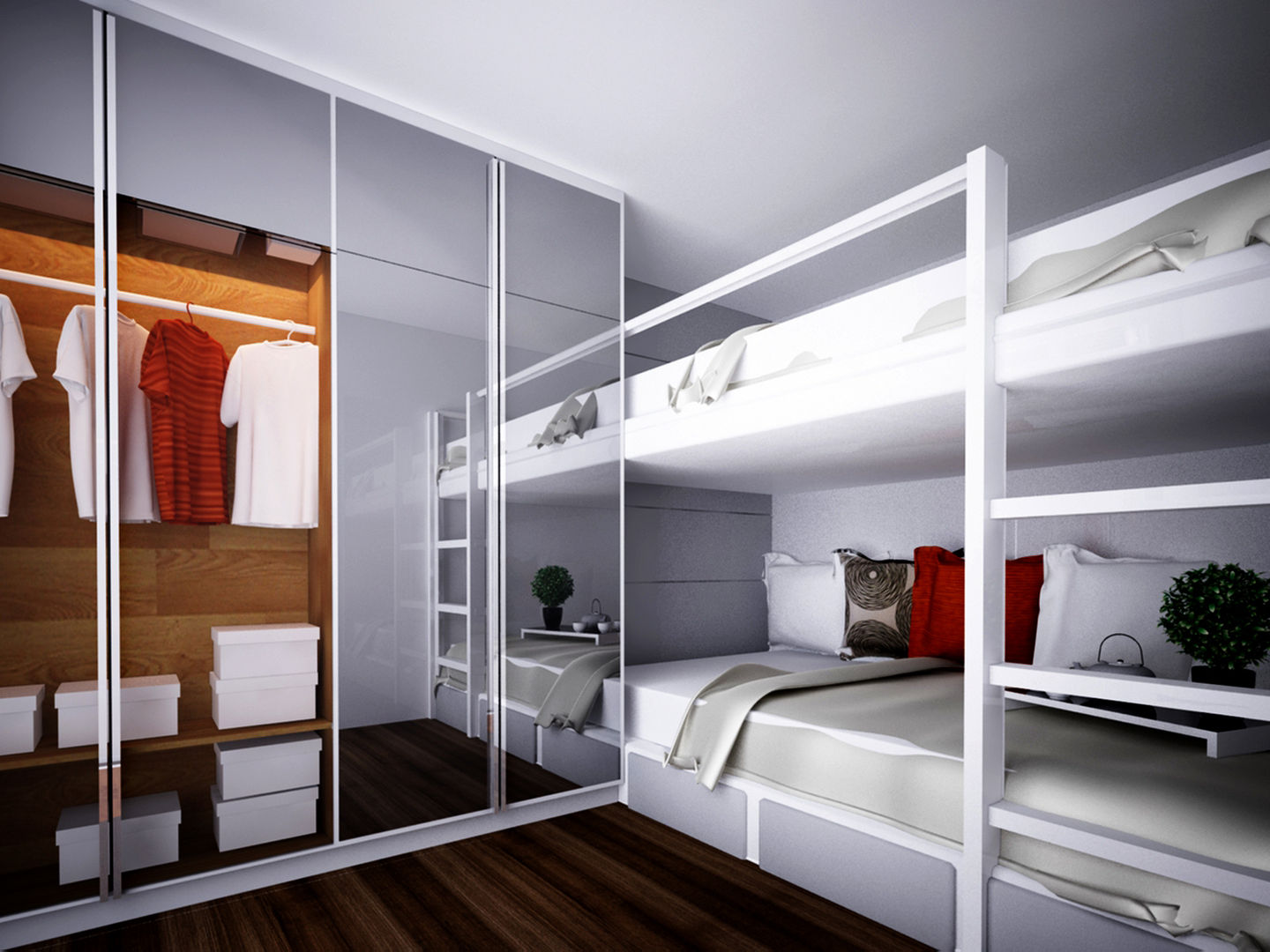 Apartment Gading Greenhill, Elora Desain Elora Desain Camera da letto moderna