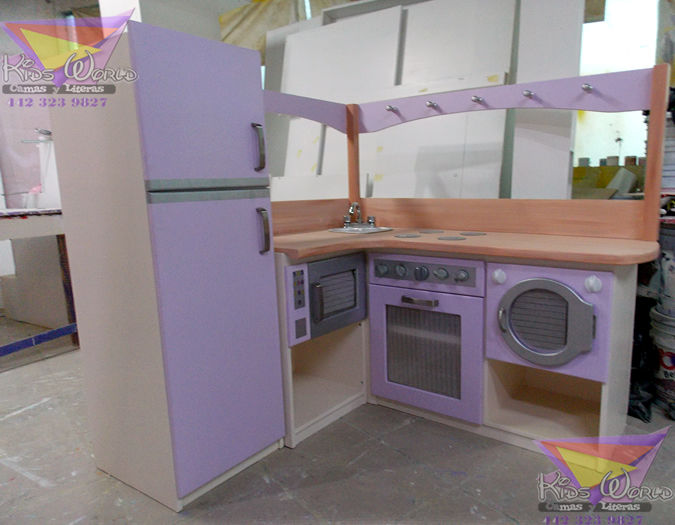 Hermosa cocinita lavanda Kids World- Recamaras, literas y muebles para niños Dormitorios infantiles modernos Derivados de madera Transparente cocinita,cocina,lavanda,juguetes,kidsworld,Almacenamiento