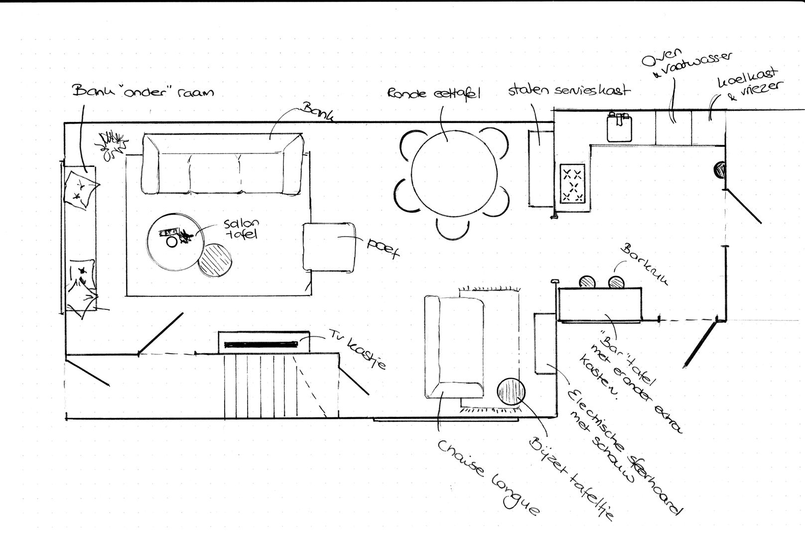 Woonkamer en keuken ontwerp, Studio Room by Room Studio Room by Room Гостиная в стиле лофт