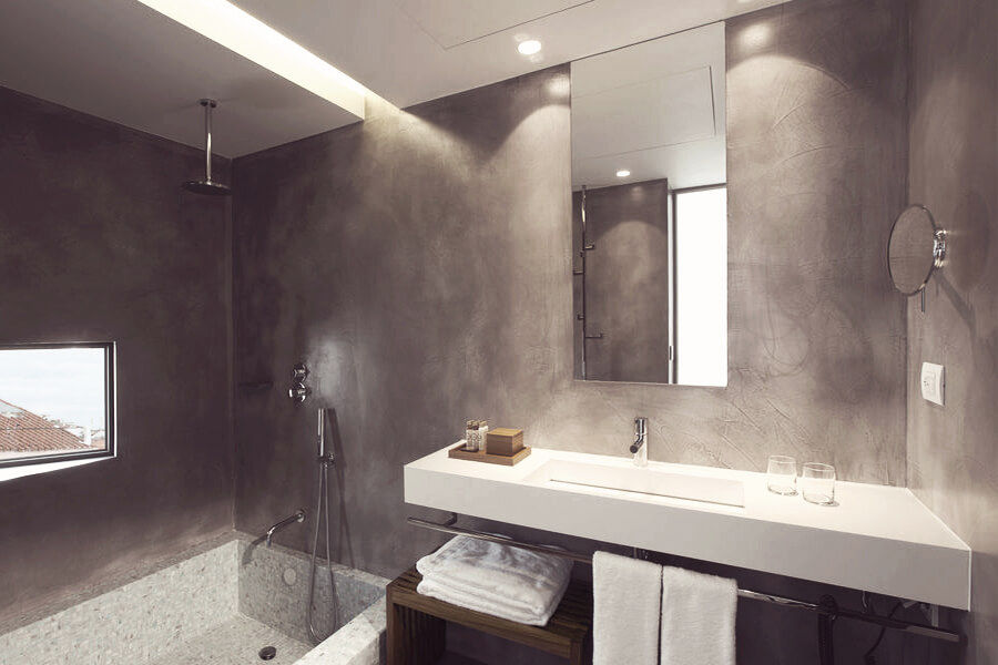 Hotel Memmo Alfama, Padimat Design+Technic Padimat Design+Technic Kamar Mandi Minimalis Sinks