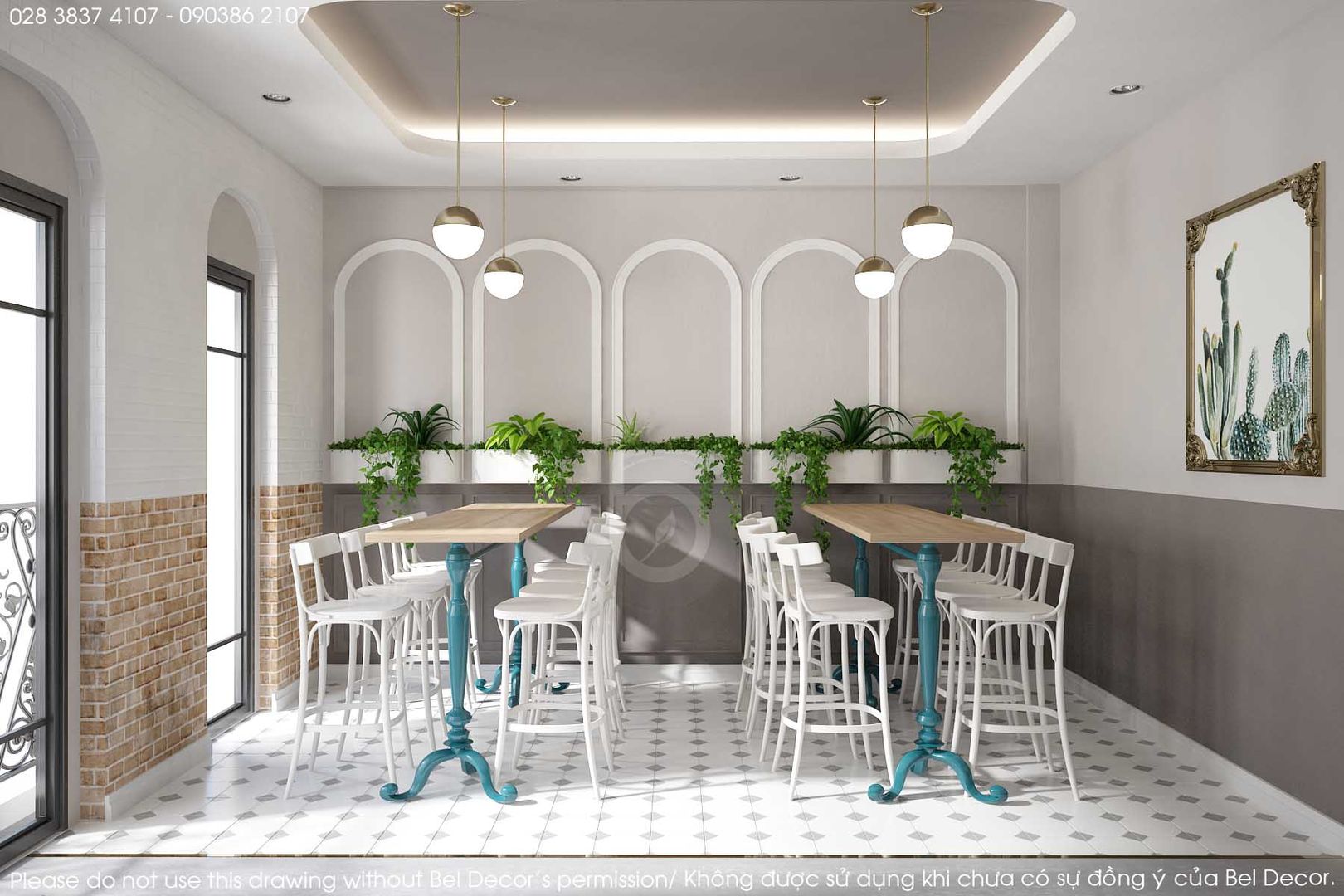 PR1810 MODERN MILK TEA SHOP/ BEL DECOR, Bel Decor Bel Decor