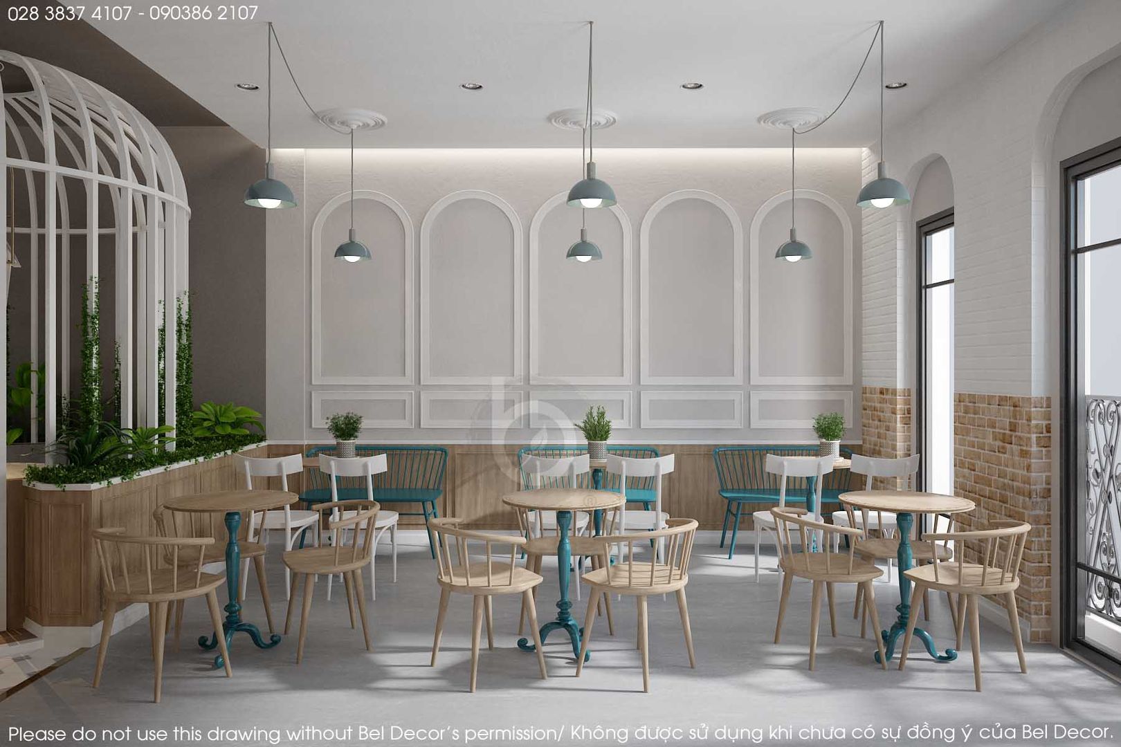 PR1810 MODERN MILK TEA SHOP/ BEL DECOR, Bel Decor Bel Decor