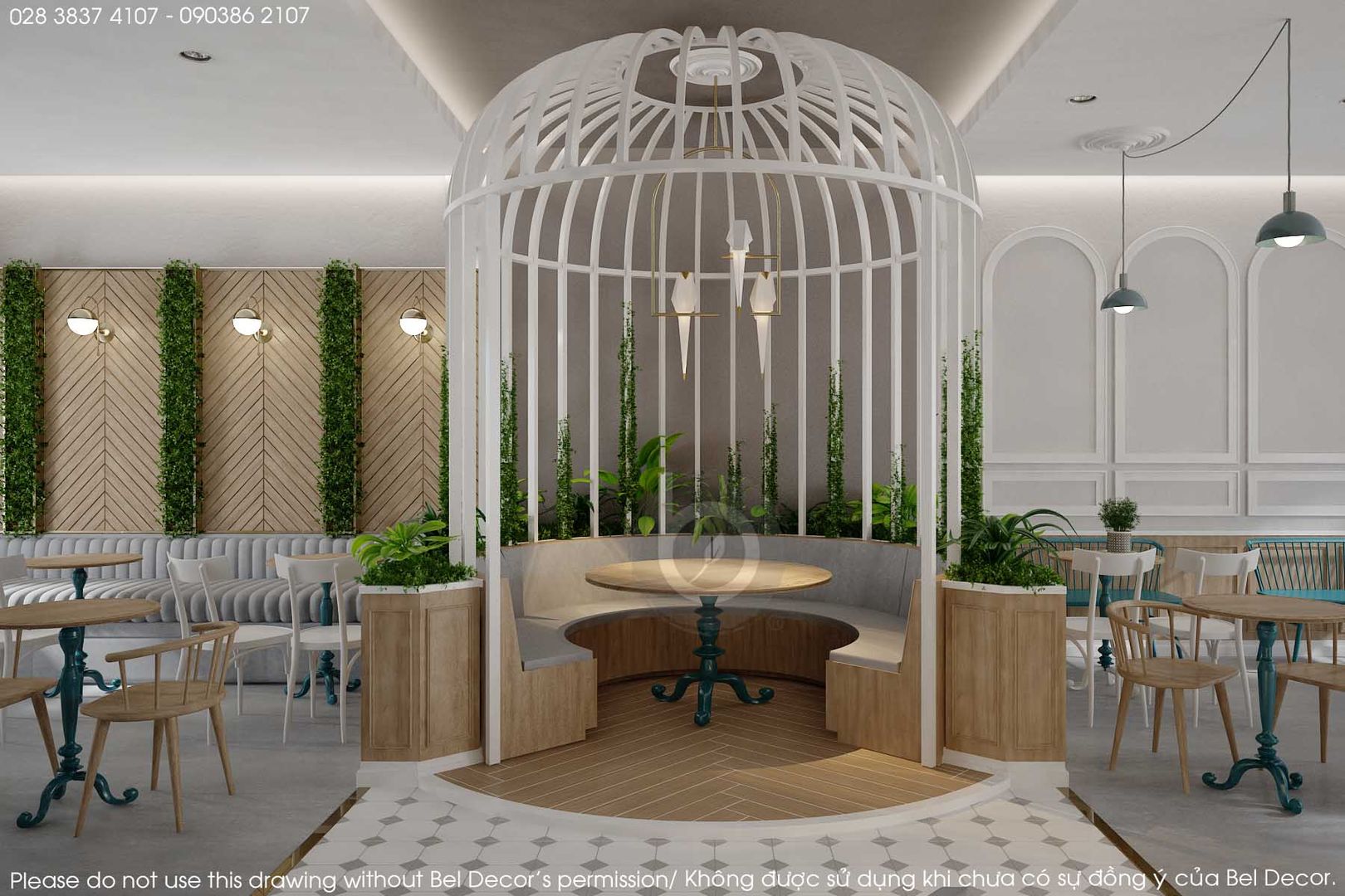 PR1810 MODERN MILK TEA SHOP/ BEL DECOR, Bel Decor Bel Decor