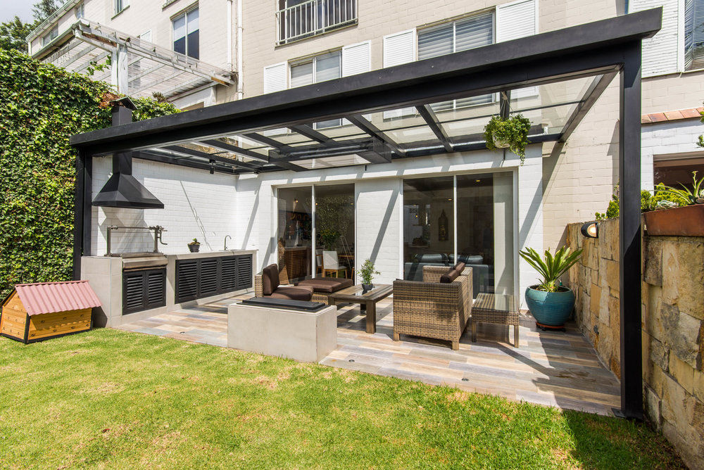 Sotileza, ARCE S.A.S ARCE S.A.S Modern Terrace Aluminium/Zinc