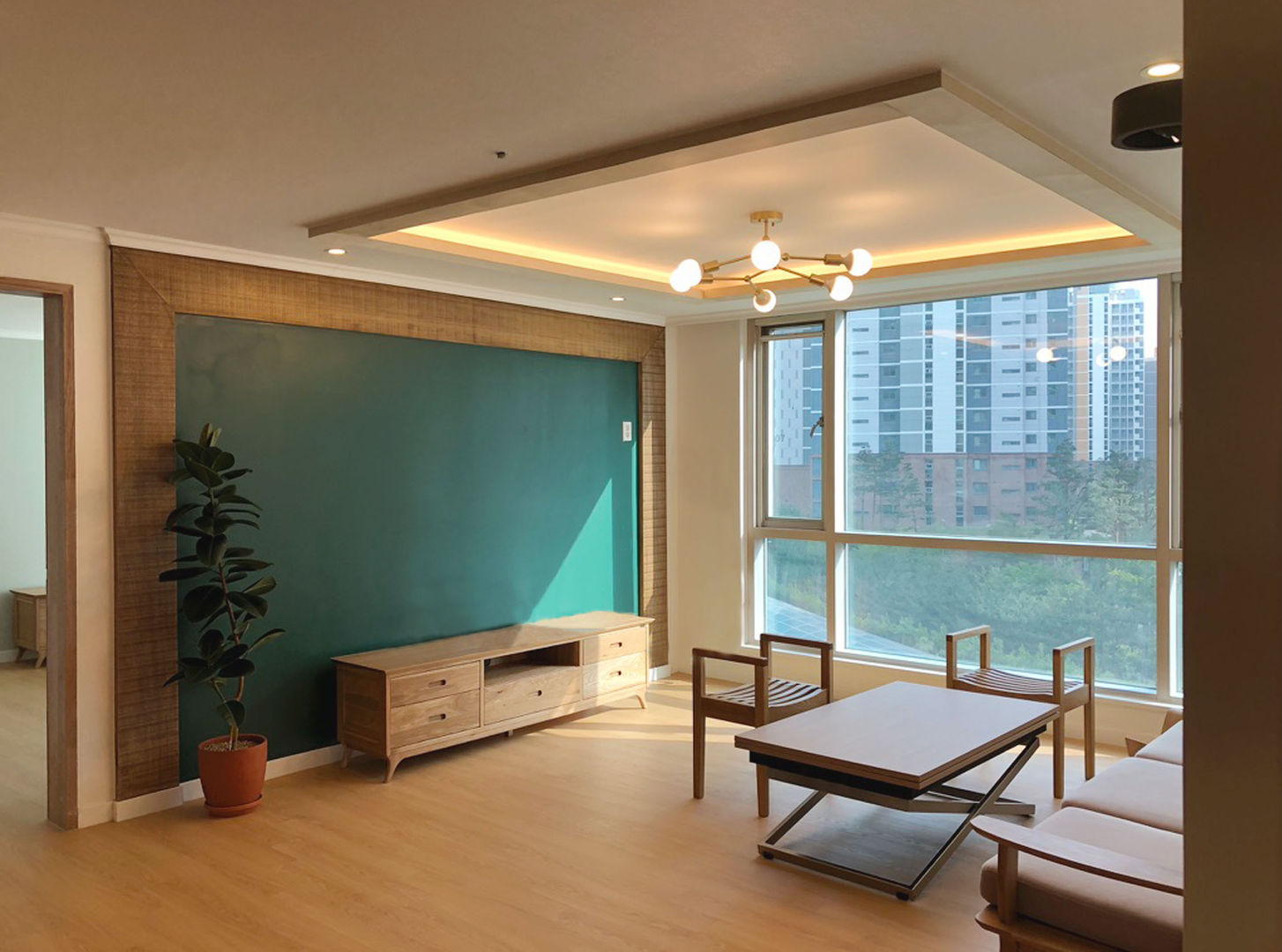 용산구 문배동 지오베르크 (주상복합) 33평, 덴보드 덴보드 Modern Living Room