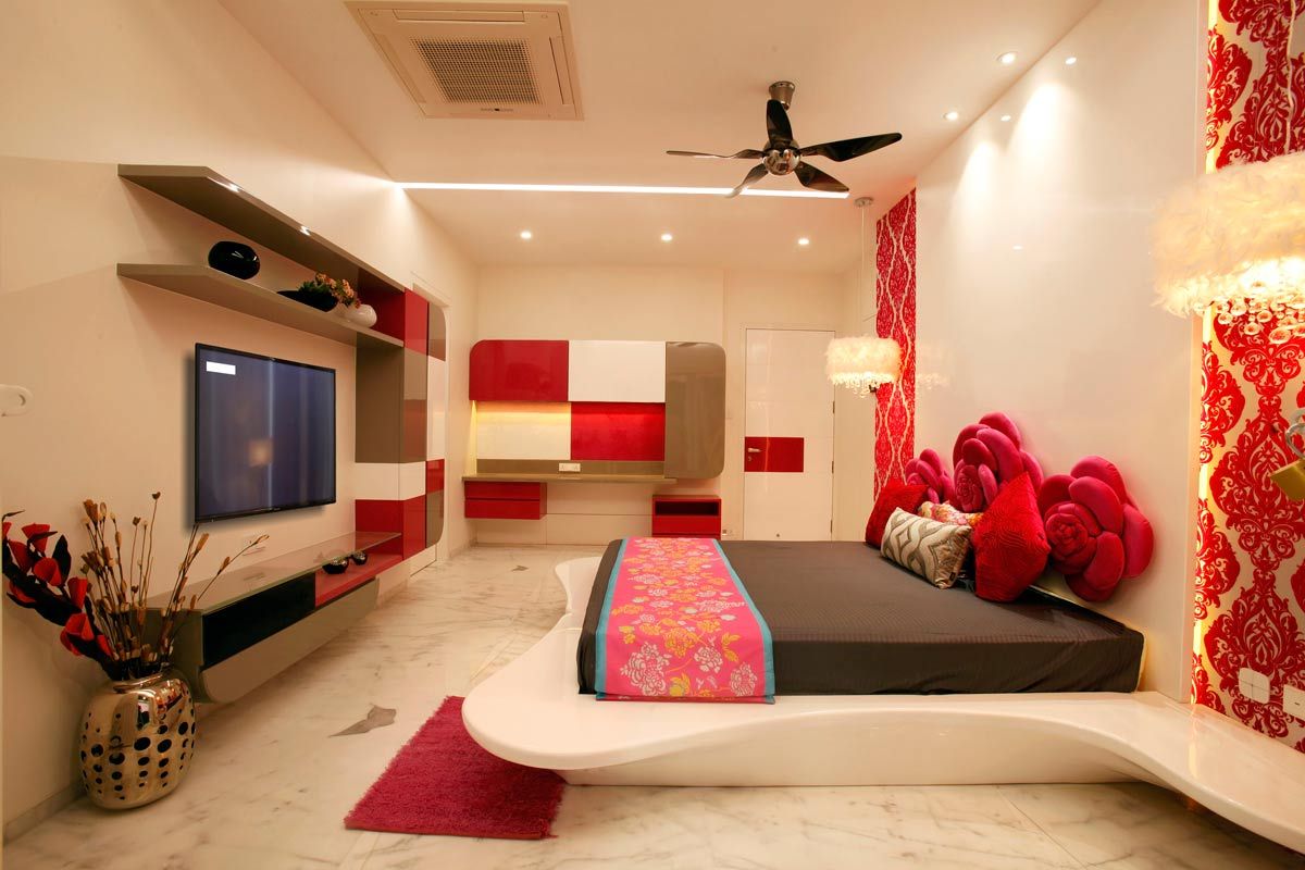 Mr Anil nahata's bungalow, Innerspace Innerspace Modern style bedroom