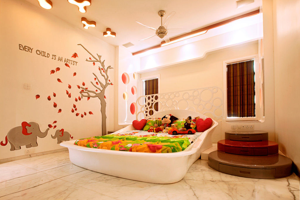 Indra hira bungalow, Innerspace Innerspace Phòng ngủ phong cách hiện đại
