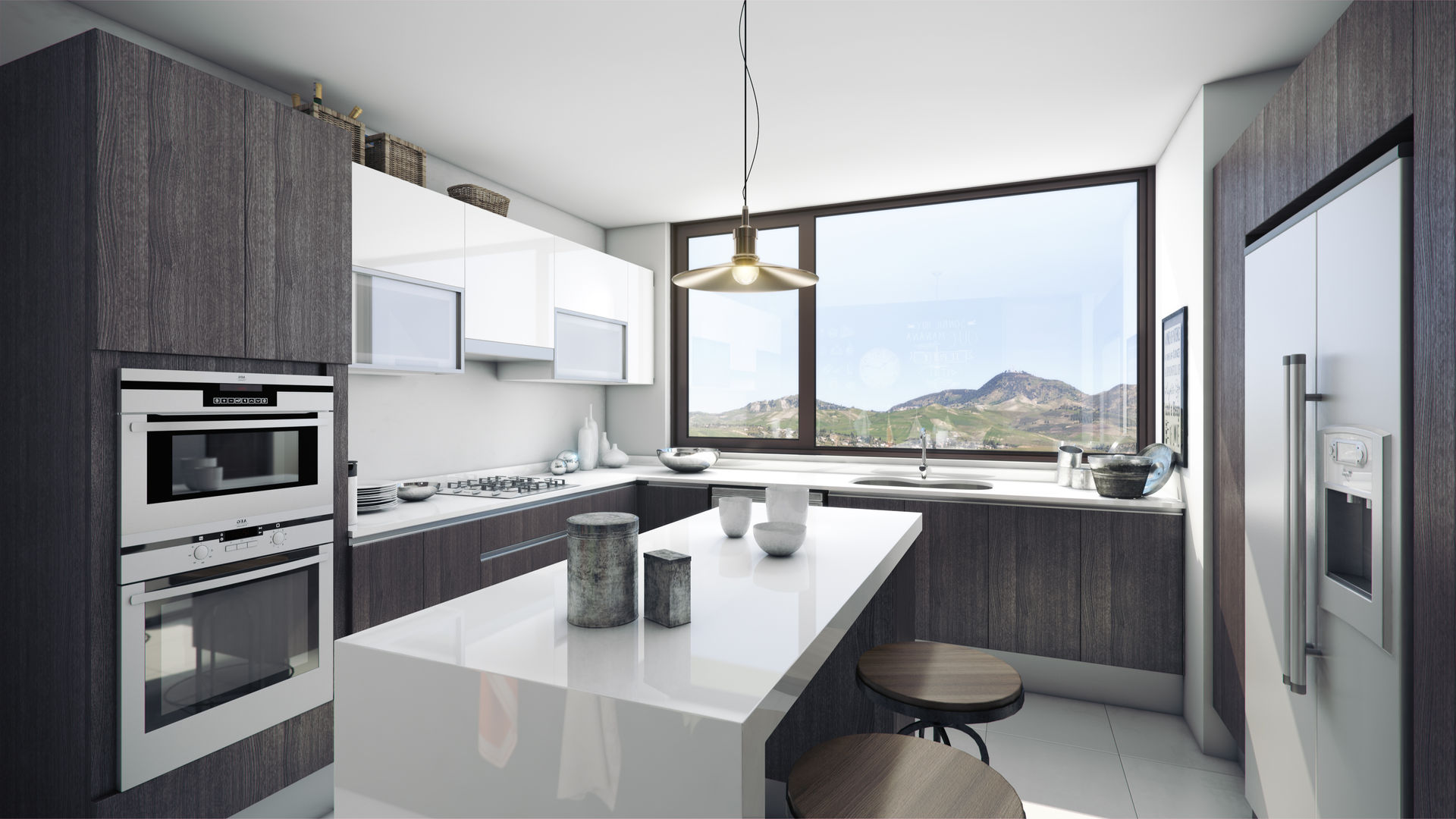 Depthouse Los Trapenses – Castro & Tagle Inmobiliaria, Xline chile Xline chile Cucina moderna