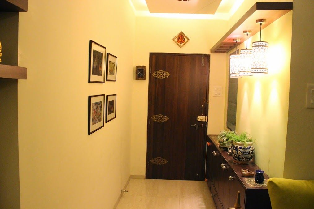 Residential Project - Mr Mohanshree, CBD Belapur, Navi Mumbai, Dezinebox Dezinebox Couloir, entrée, escaliers modernes