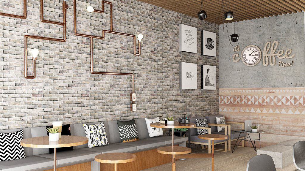 Coffee shop ( Concept) , Tierbonavi Tierbonavi Commercial spaces Nhà hàng