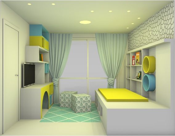 Apartamento AB, Studio Elabora Studio Elabora Habitaciones para niñas Tablero DM