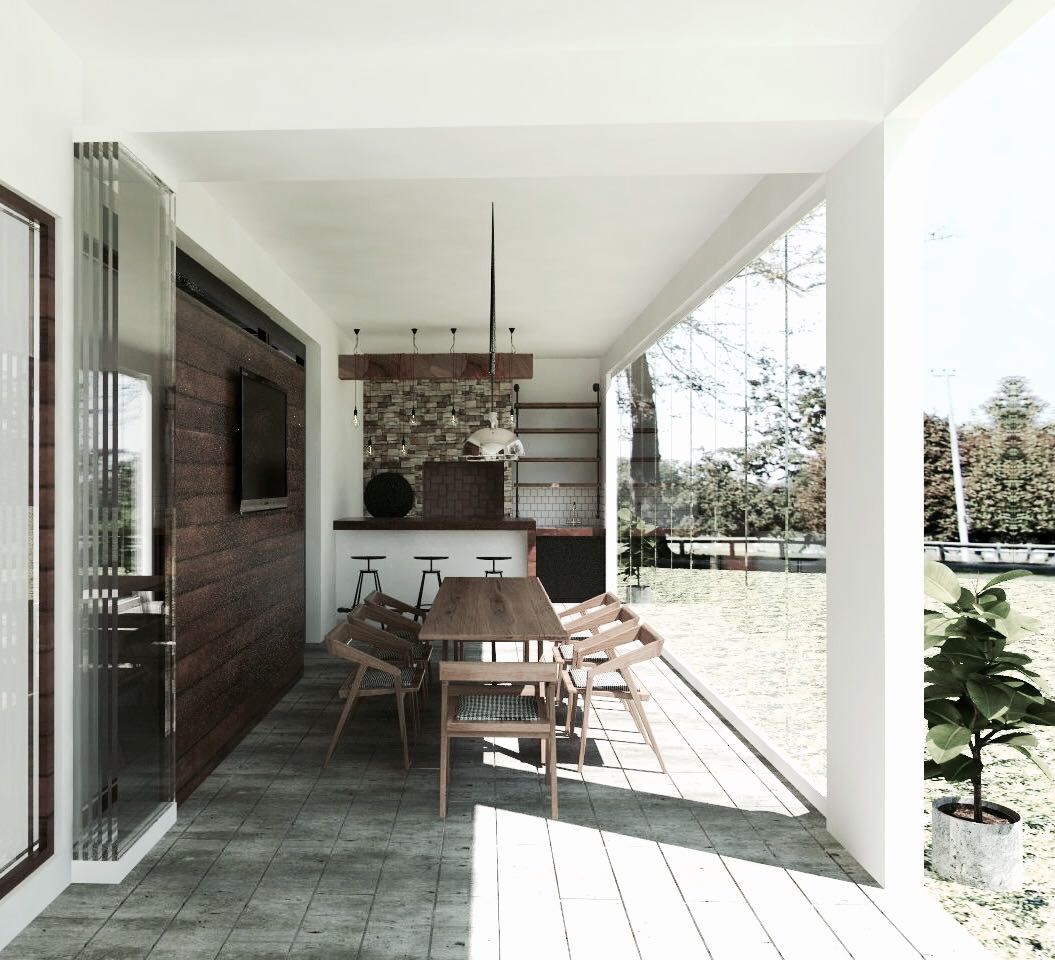 Casa Chicureo, EnVoga EnVoga Modern balcony, veranda & terrace