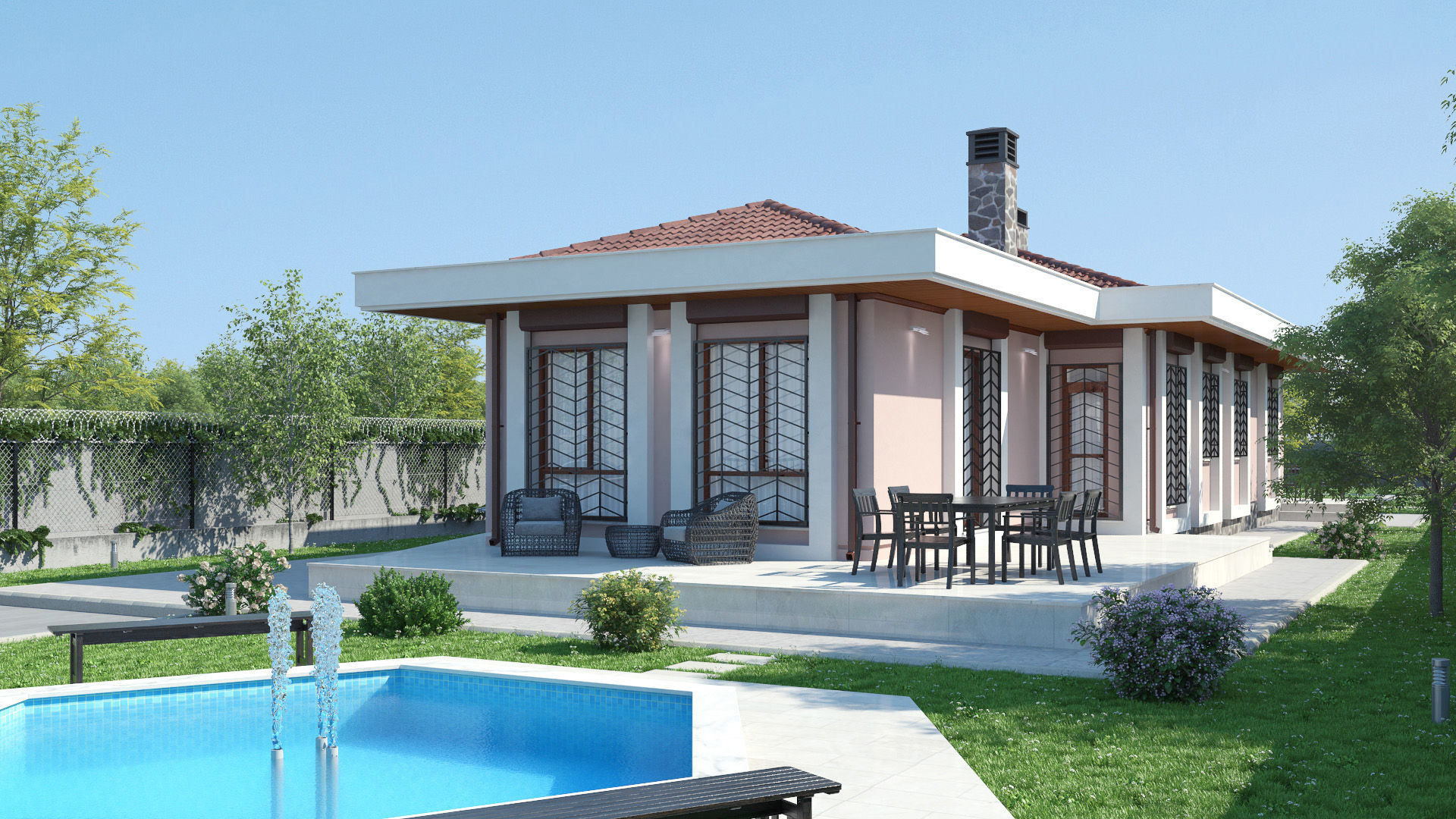 Müstakil Ev, Dündar Design - Mimari Görselleştirme Dündar Design - Mimari Görselleştirme Casas modernas