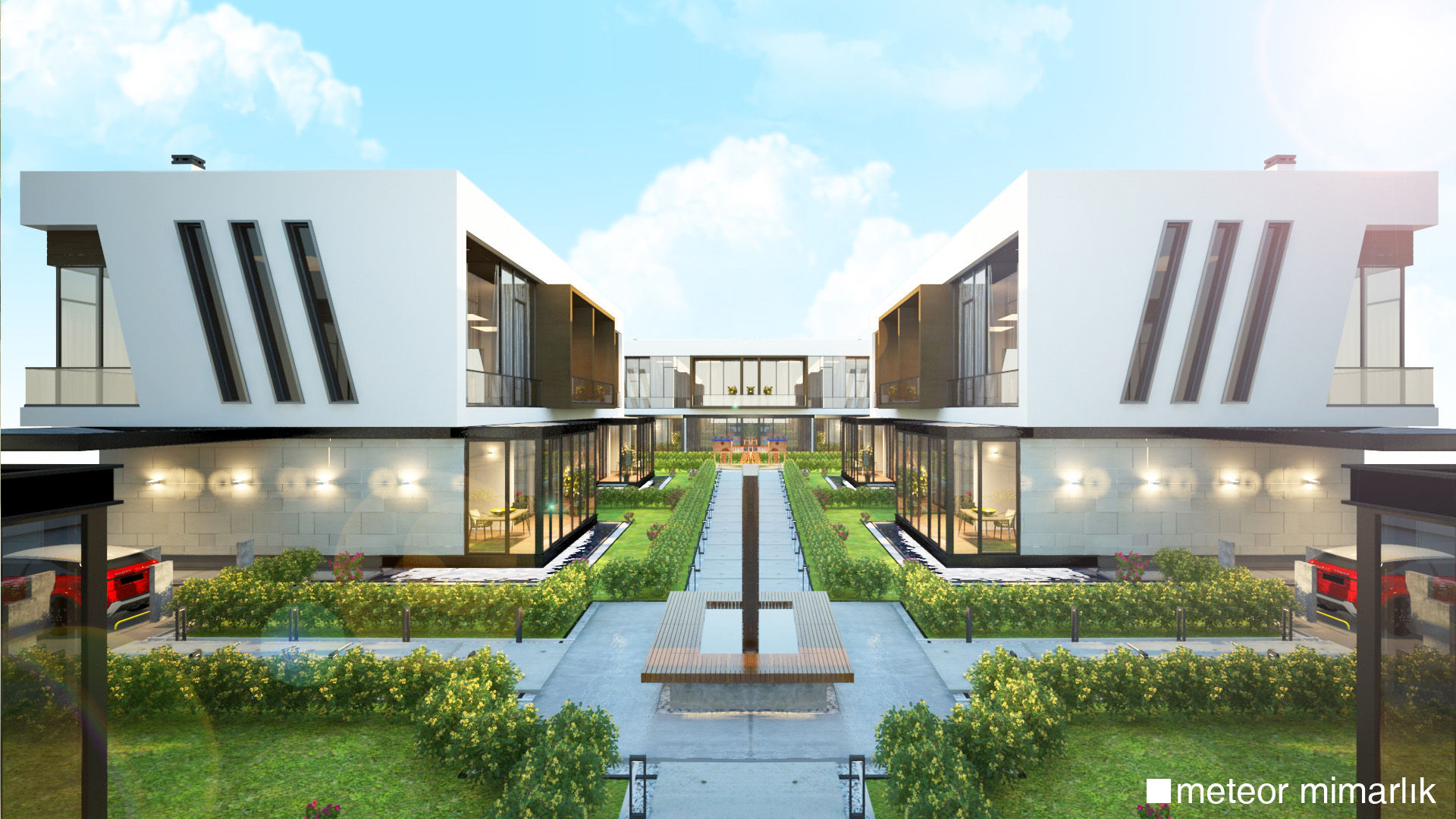 VİLLA - ATRiUM, Meteor Mimarlık & Tasarım Meteor Mimarlık & Tasarım Villas