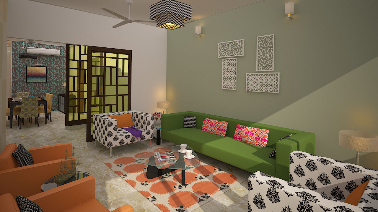 homify غرفة المعيشة