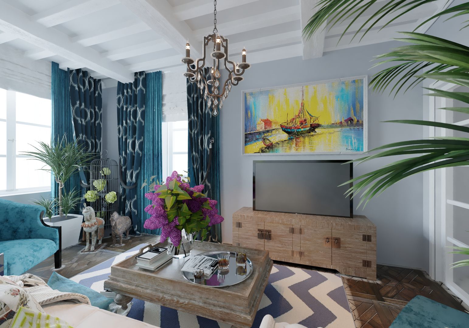 homify Salas de estilo mediterraneo