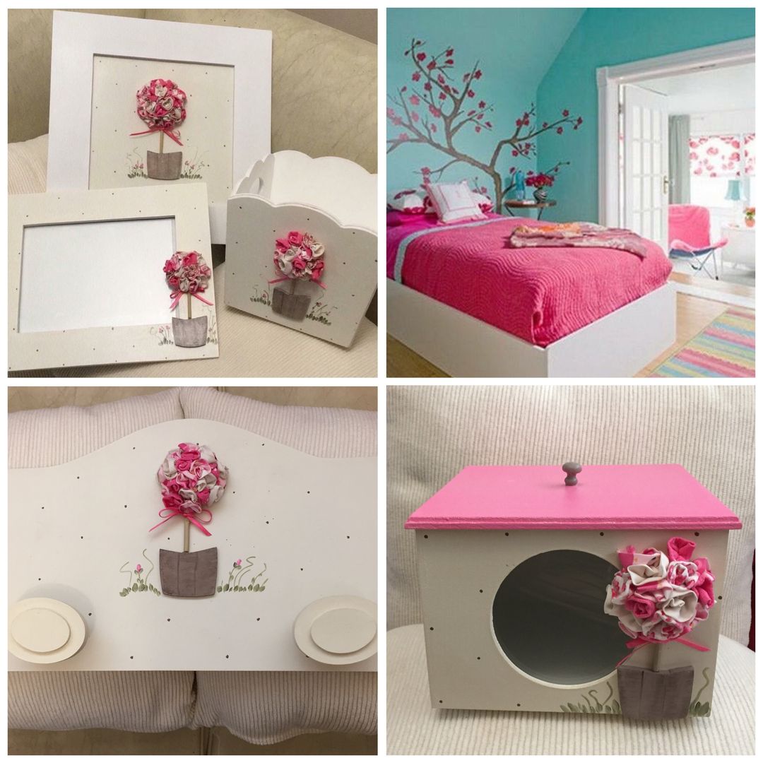 Articulos de deciracion para niños/niñas/bebes, ANADECO - Decoradora y Diseñadora de Interiores - La Plata ANADECO - Decoradora y Diseñadora de Interiores - La Plata Eclectische slaapkamers Houtcomposiet Transparant Accessoires & decoratie