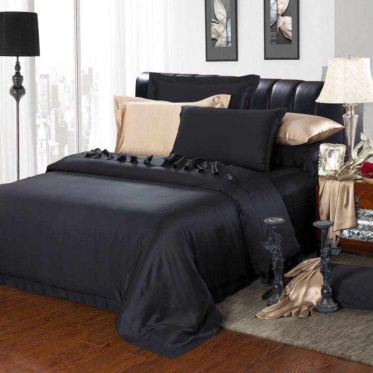 Bedroom Design, Silk Bedding, PandaSilk PandaSilk Modern Bedroom Silk Yellow Beds & headboards
