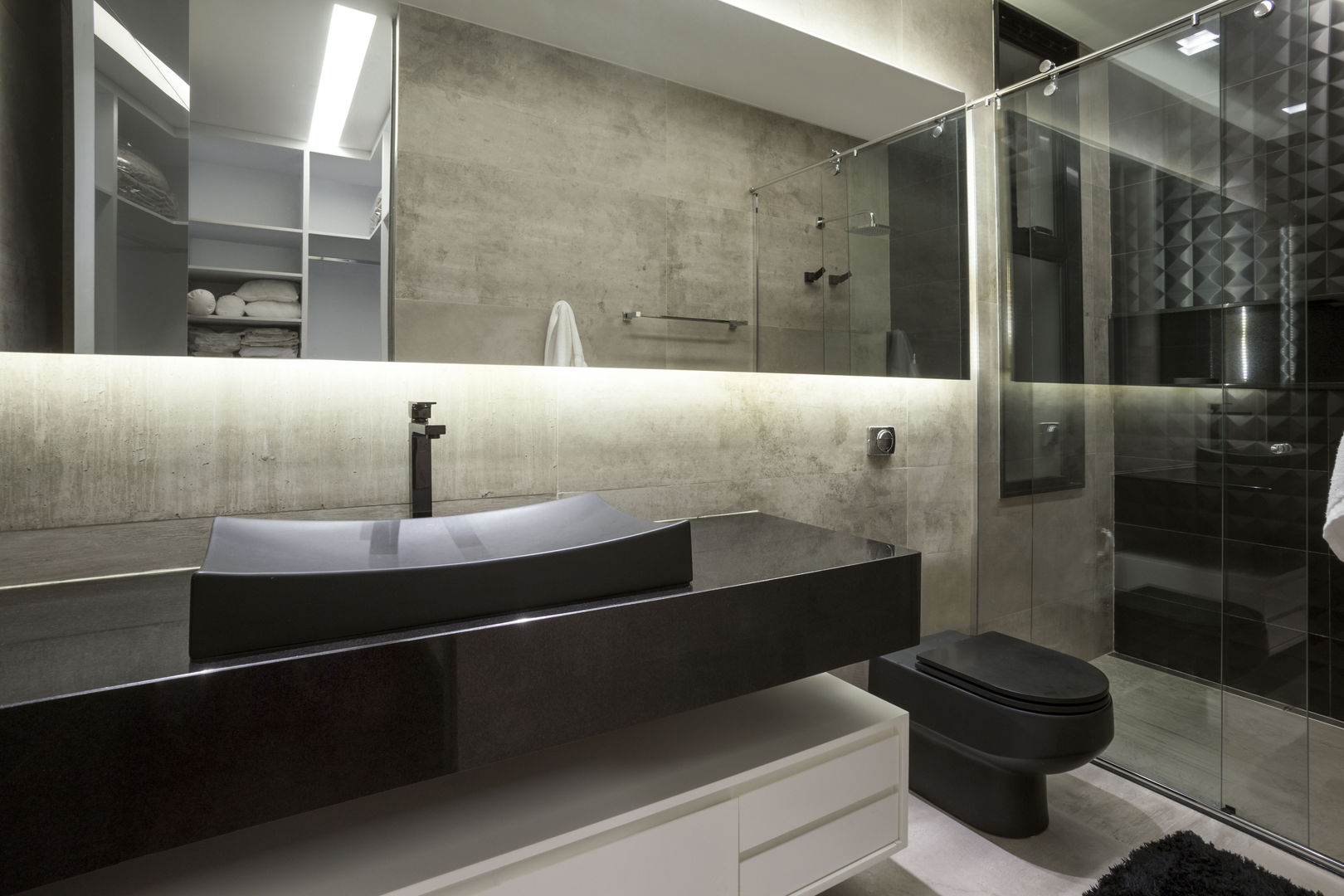 Casa J.C., Rosset Arquitetura Rosset Arquitetura Modern bathroom