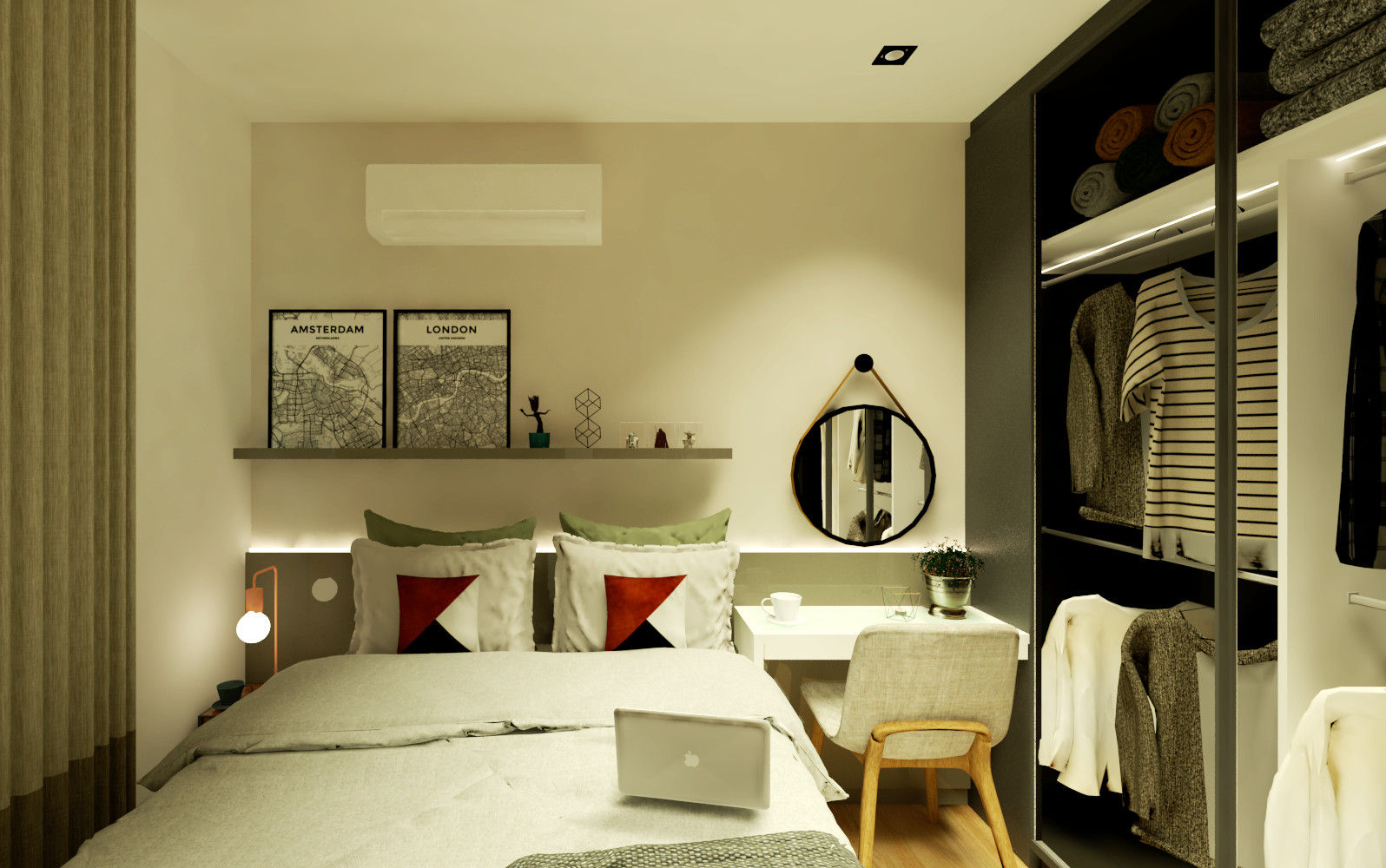 AP 34, Arquiteca Projetos Arquiteca Projetos Modern style bedroom