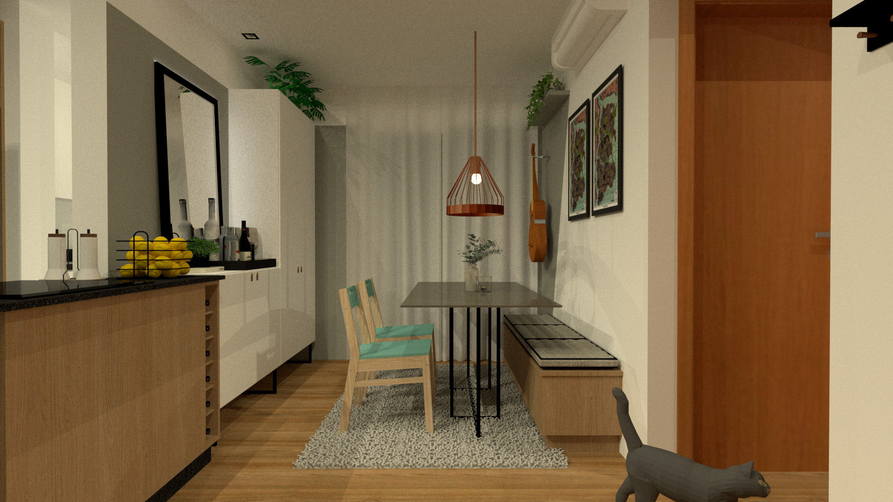 AP 34, Arquiteca Projetos Arquiteca Projetos Modern dining room