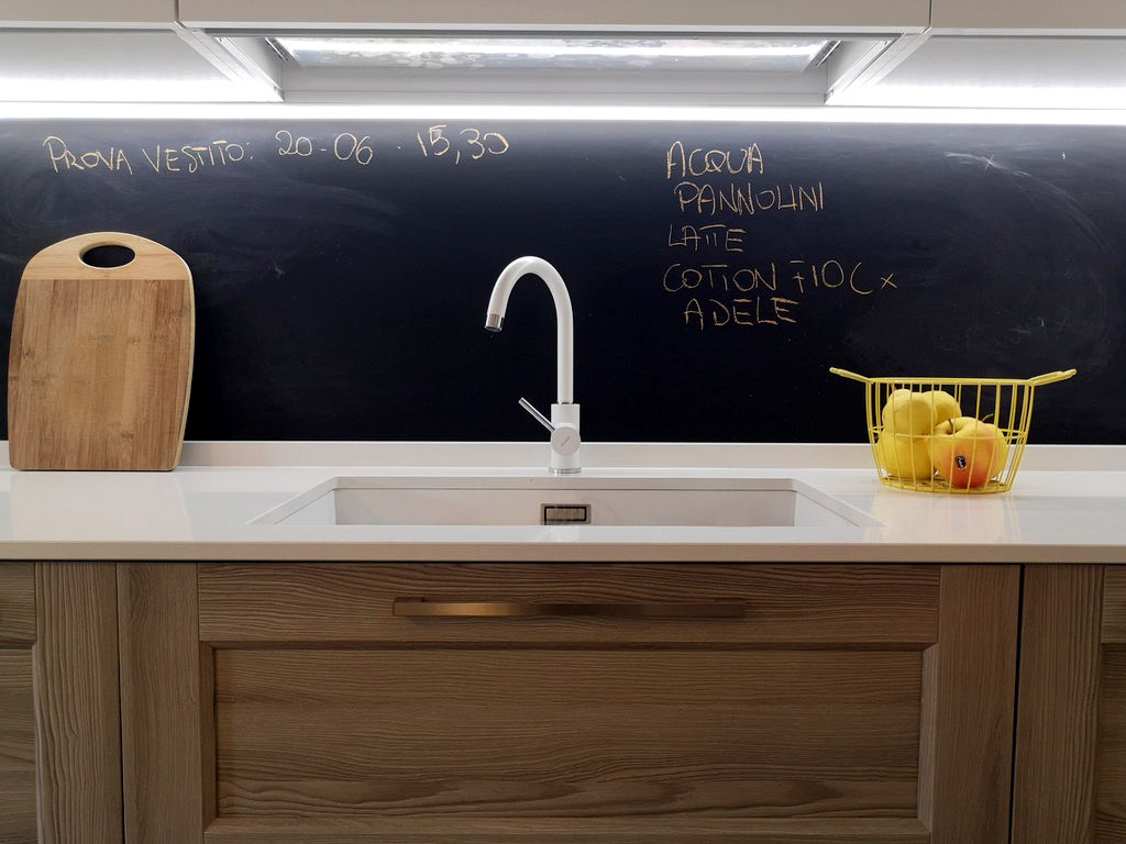 Creazioni - Decorazioni da parete - Piccola lavagna da appendere in cucina  per annotare cose