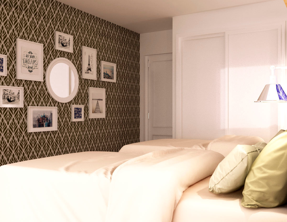 Decoración Apartamentos Vacacionales Fuengirola, Klausroom Klausroom غرفة نوم ديكورات واكسسوارات