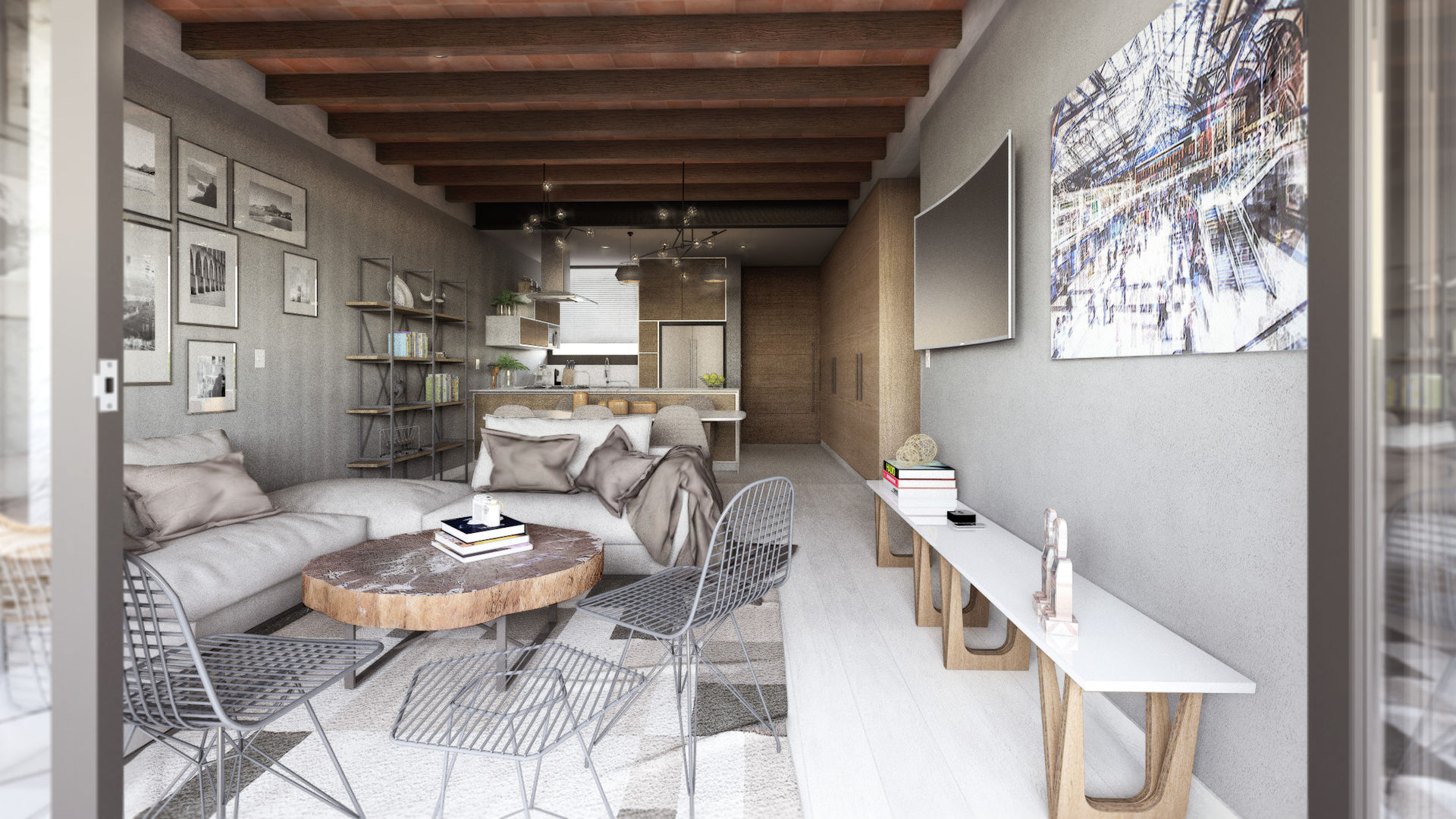 Villanza Senior Living, Mouret Arquitectura Mouret Arquitectura Ruang Keluarga Modern