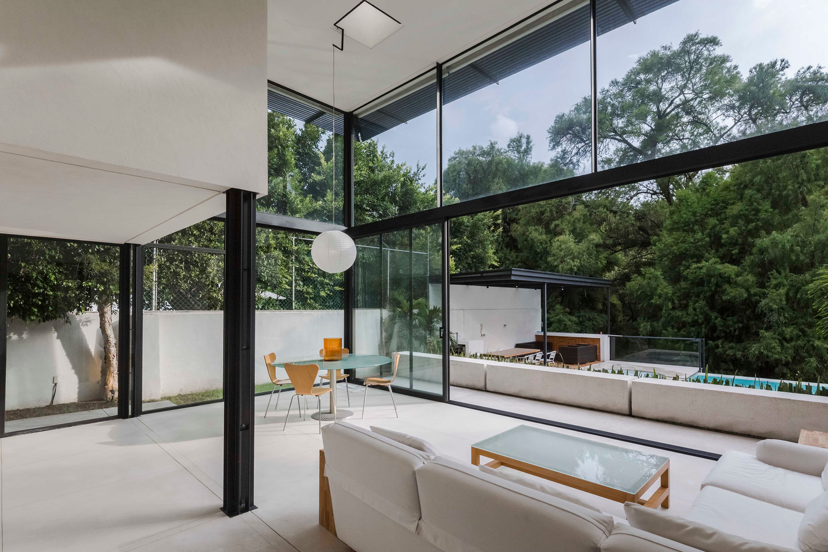 Casa Garza, estudio fi | arquitectos estudio fi | arquitectos Modern living room