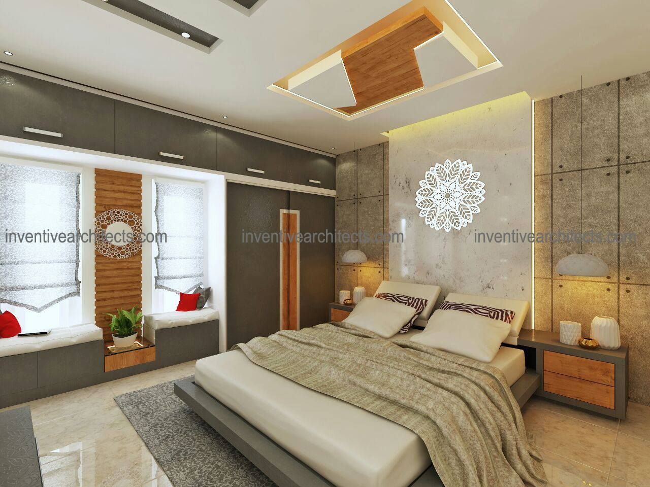 A Modern and Sophisticated Interior Project, Inventivearchitects Inventivearchitects Kamar Tidur Modern