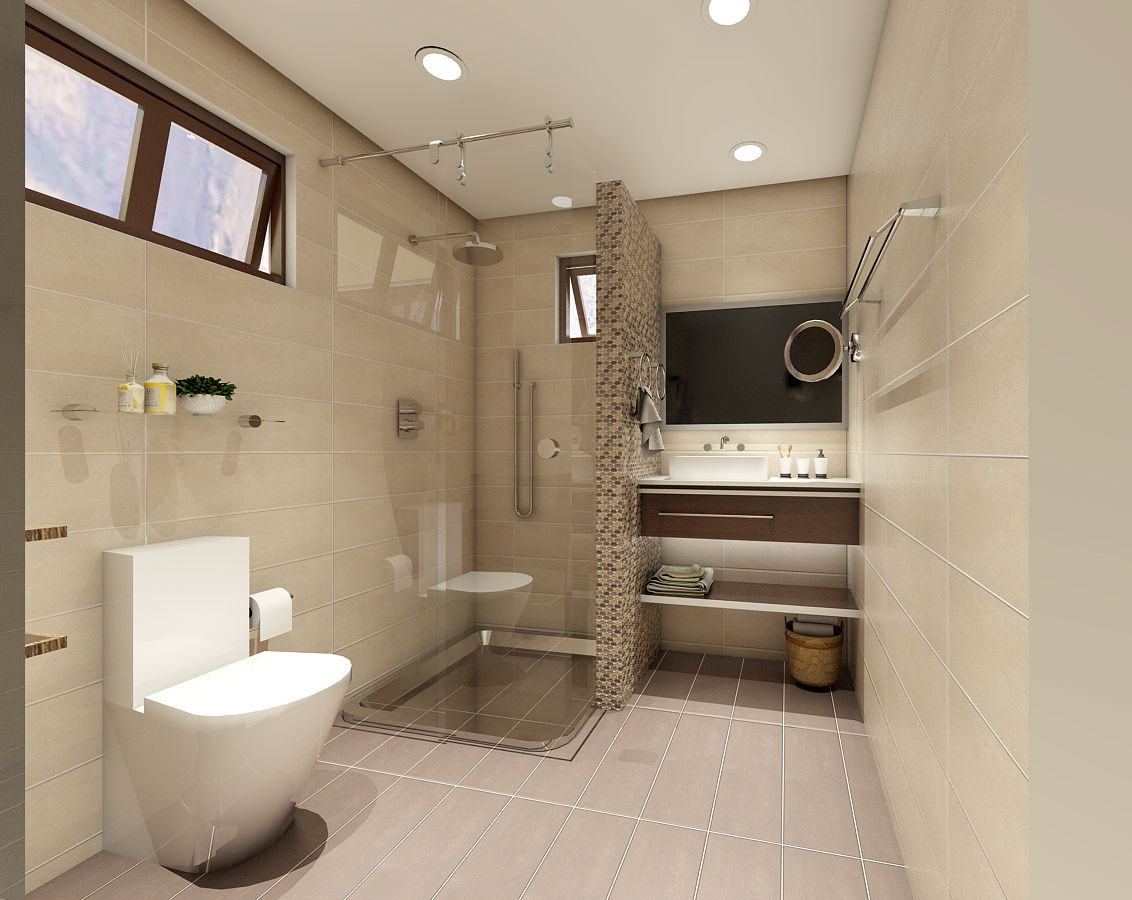 Renovation and Expansion - Bathroom homify Modern bathroom