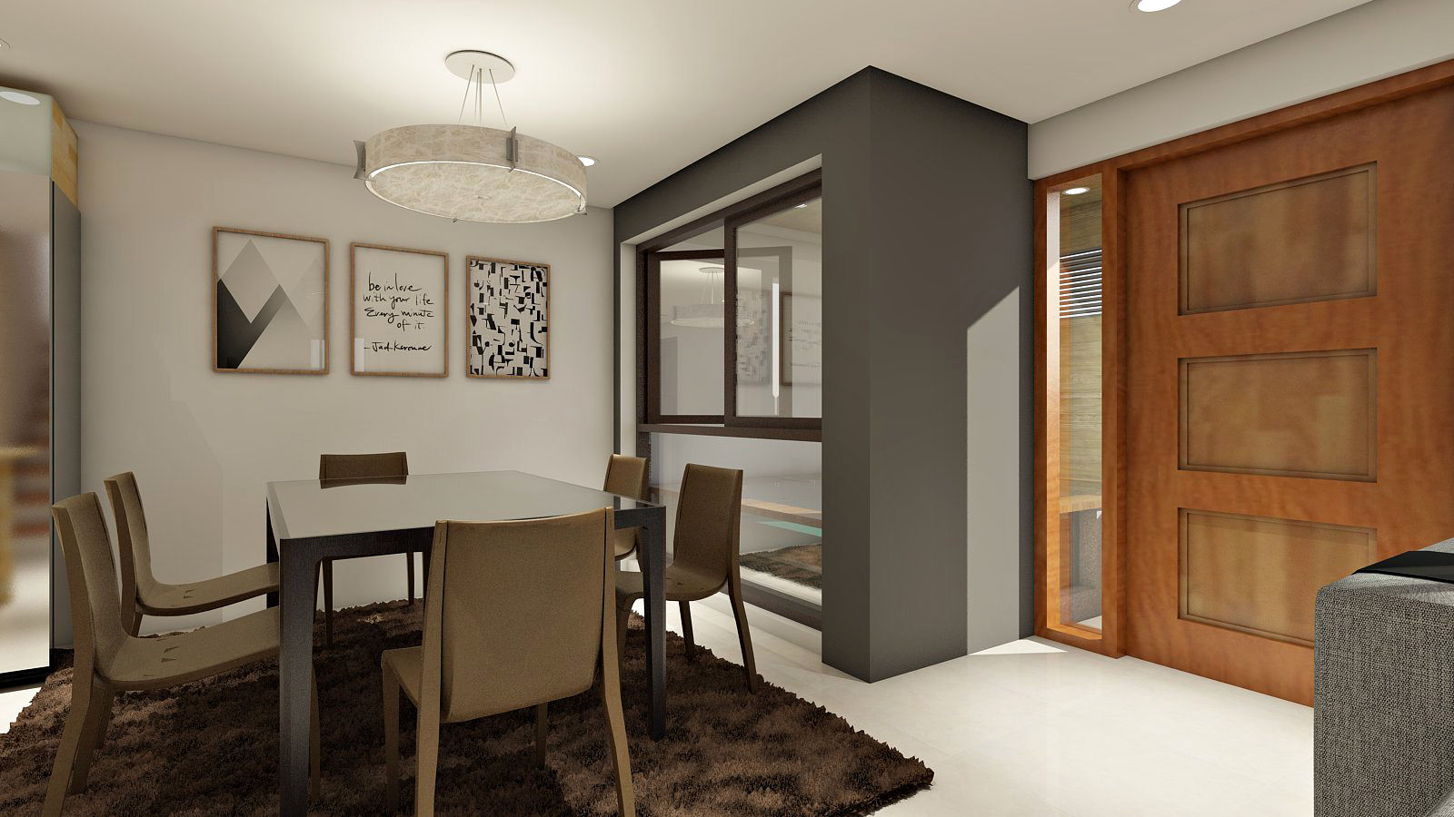 Renovation and Expansion - Dining space homify Modern dining room