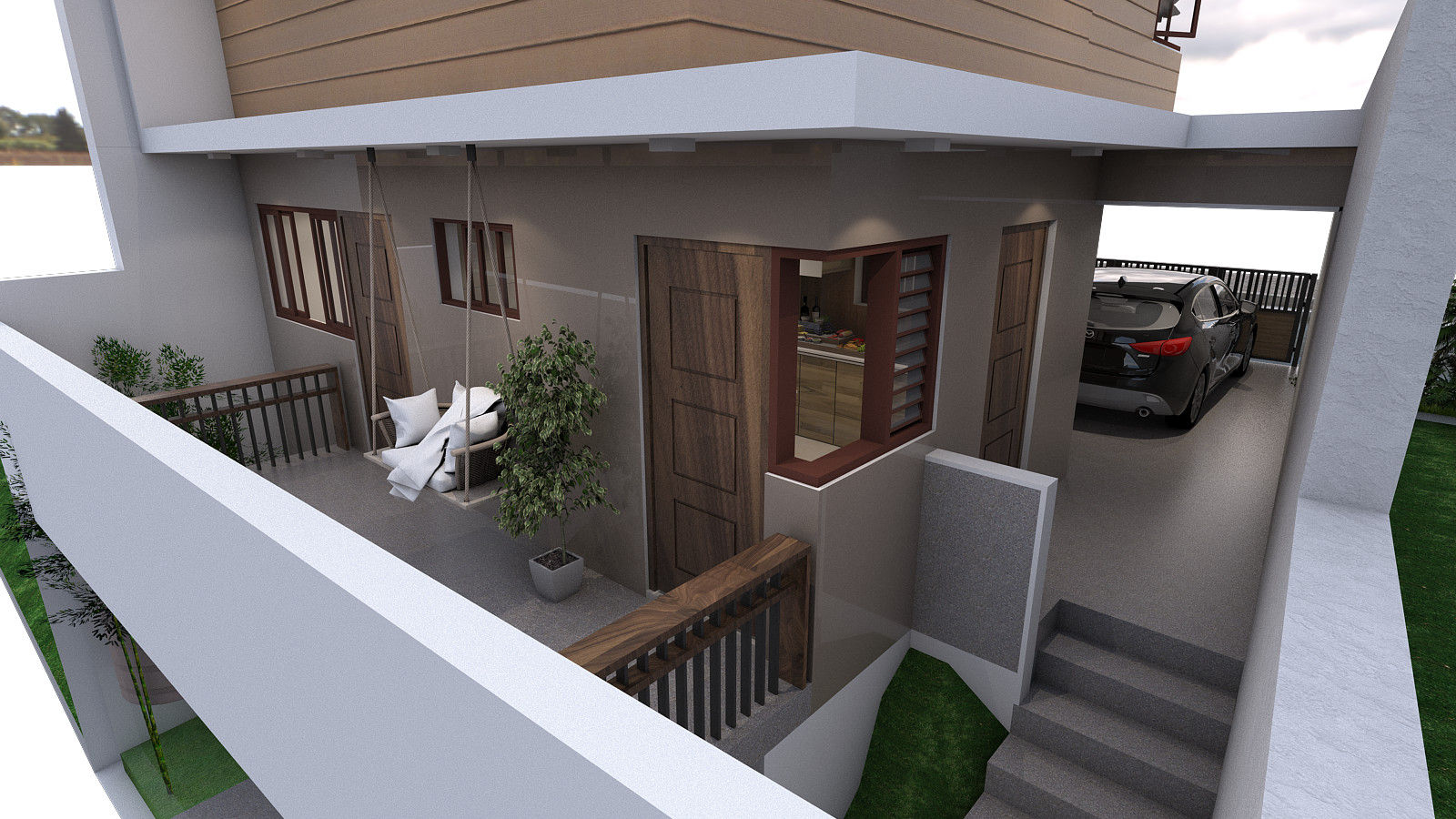 homify Balcones y terrazas modernos