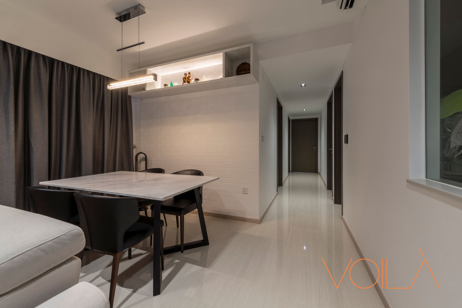 homify Corredores, halls e escadas modernos