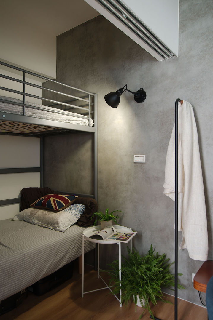 邁向建築 御見設計企業有限公司 Industrial style bedroom