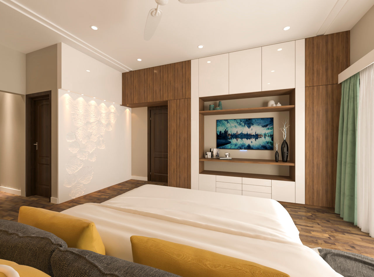 Master Bedroom Samanta’s Studio Modern style bedroom Wood Wood effect