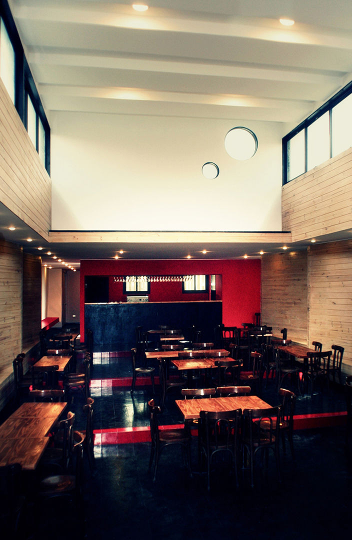 Restaurant Algarrobo, m2 estudio arquitectos - Santiago m2 estudio arquitectos - Santiago 餐廳