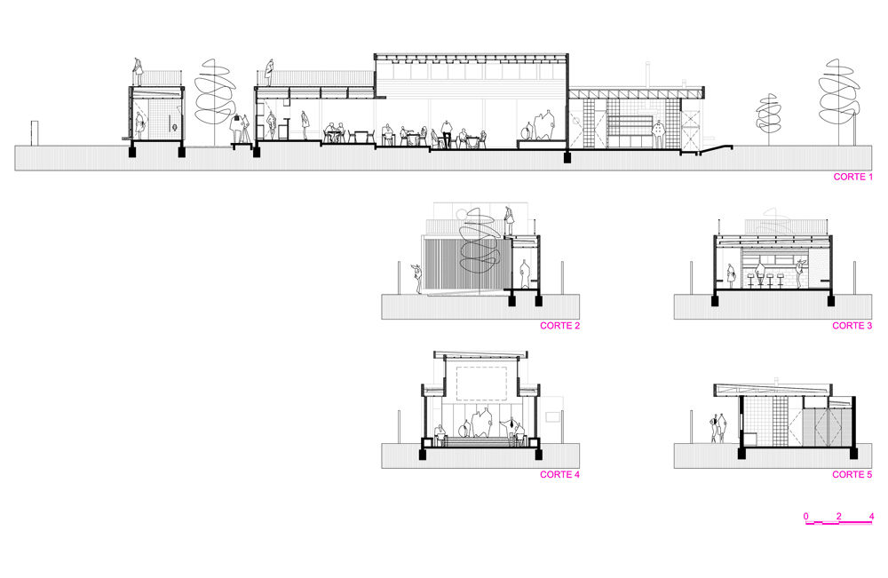 Restaurant Algarrobo, m2 estudio arquitectos - Santiago m2 estudio arquitectos - Santiago