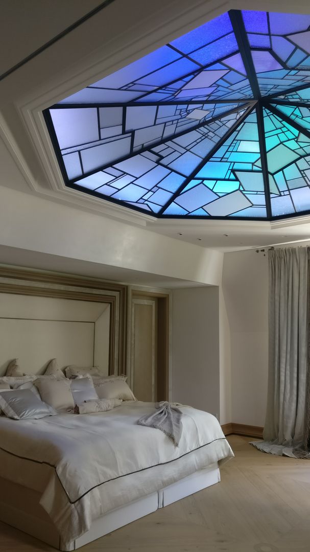 Plafond "sous les étoiles" / ON-ME Light, ON-ME ON-ME Habitaciones de estilo minimalista Vidrio