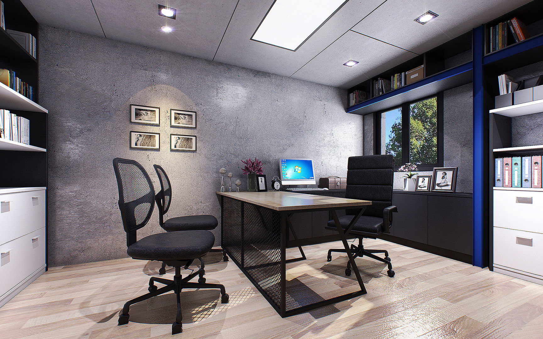 E&I Office Pilaster Studio Design