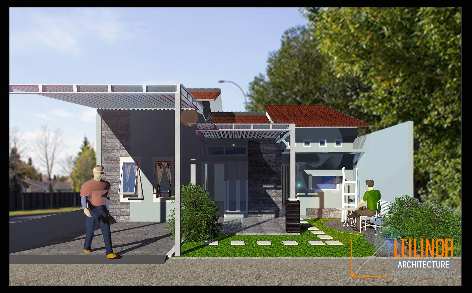 Minimalist House, CV Leilinor Architect CV Leilinor Architect Casas minimalistas