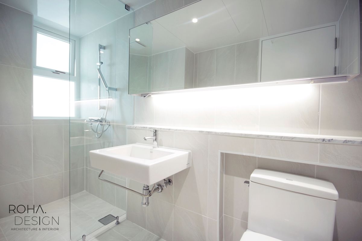 ​부산 해운대 센텀파크 아파트 인테리어, 로하디자인 로하디자인 Minimalist style bathroom